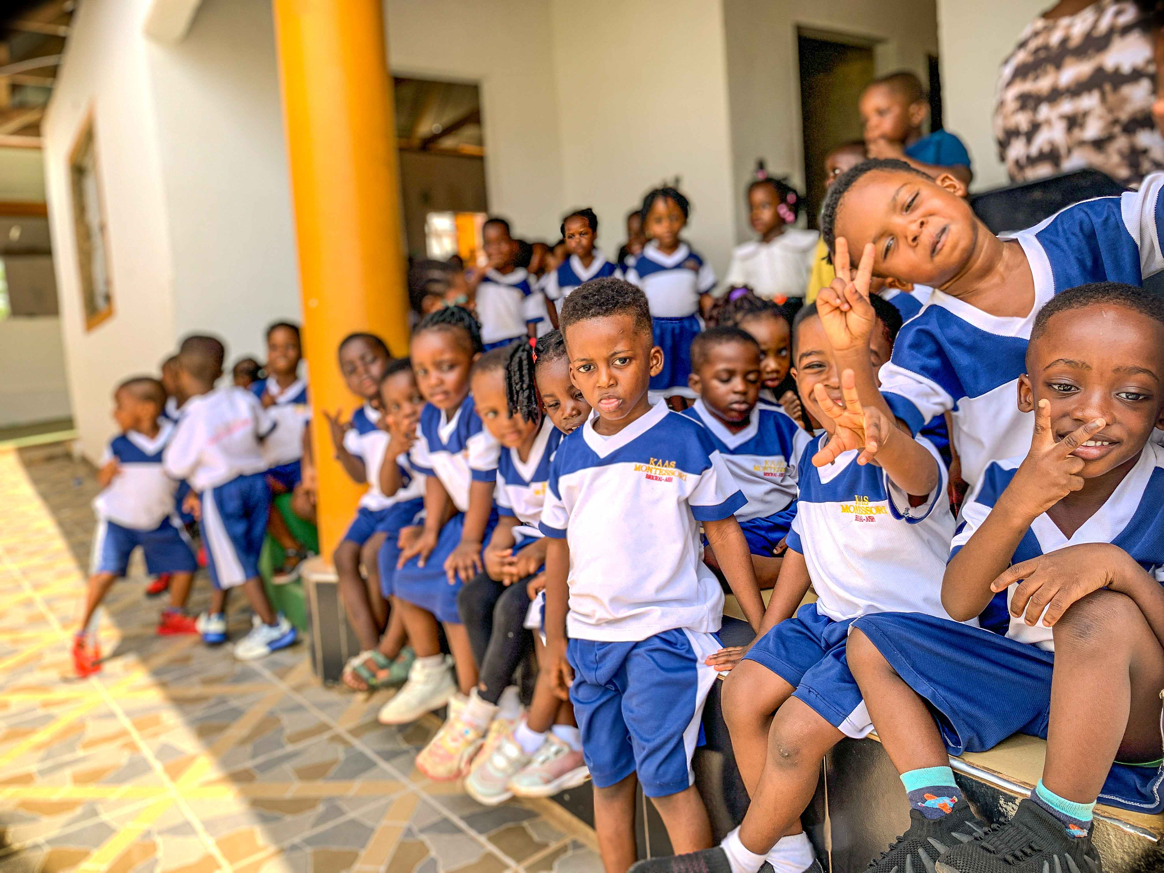 Students in tuition center
